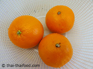 ล้างส้มให้สะอาด