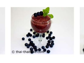 น้ำบลูเบอร์รี่ปั่น